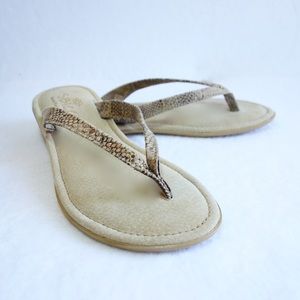 Womens Leather Sbicca Mandarina Sandals, Beige